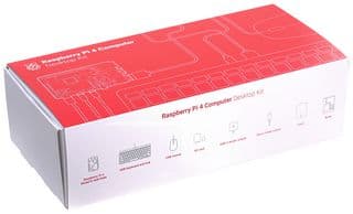 RASPBERRY-PI - SC0400IN - Kit de bureau, Raspberry Pi 4 mod B, Clavier US/PS EU Souris Câble, Boîtier, Guide utili. 16Go NOOBS