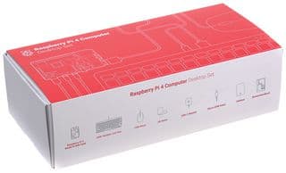 RASPBERRY-PI - SC0400DE - Kit de bureau, Raspberry Pi 4 modèle B, Clavier Allemand/PS EU, Souris, Câble, Boîtier, 16Go NOOBS
