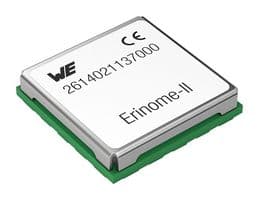 WURTH ELEKTRONIK - 2614021137000 - Module de communication, Erinome-II, GPS-GLOGAL-BDS GNSS, 1.56-1.62GHz, I2C, UART, 1.71V à 1.89V