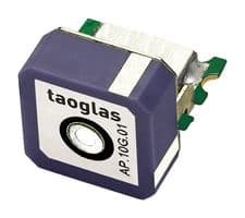 TAOGLAS - AP.10G.01 - Antenne RF, Patch, GPS/GALILEO, Actif, 1.57542GHz, 8dBi, Circulaire à droite, CMS