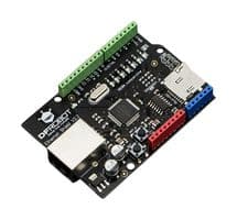 DFROBOT - DFR0125 - Carte d'extension, Shield DFRduino Ethernet V2 Cartes Arduino Mega 1280 & 2560/Arduino UNO/Dumlinove