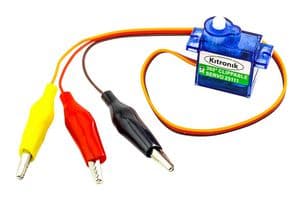 KITRONIK - 25111 - Moteur DC, Servomoteur, RC Hobby, 100 trs/min, BBC micro:bit, Alimentation 4,8V à 6V