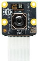 RASPBERRY-PI - SC0873 - Module caméra Raspberry Pi 3, NoIR 11,9 MP Objectif standard, Longueur de focale 4,74mm Raspberry Pi