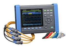 HIOKI - PQ3198-94 - Kit d'analyse de la qualité d'alim. Cordon, Adapt. secteur, Batterie Câble USB, Capteur courant Flex
