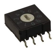 OMRON / PARTNER STOCK - A6RS-101RF-P - Commutateur codé rotatif, A déclencheur supérieur, A6RS Series, Montage en surface, 10 Positions