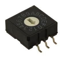 OMRON / PARTNER STOCK - A6RS-102RF - Commutateur codé rotatif, A6RS Series, Montage en surface, 10 Positions, 24 VDC, BCD, 25 mA