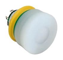 IDEC - XA1E-LV3SG02Q4WR - Commutateur d'arrêt d'urgence, Blanc, 16mm, DPST-NC, Pushlock Tournant Reset/Push-Pull