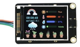 DFROBOT - DFR0997 - Kit d'affichage, Série couleur 2", Cartes I2C/UART, Micro:Bit, Arduino, ESP32