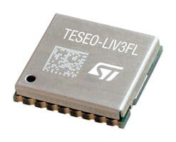 STMICROELECTRONICS - TESEO-LIV3FL - Module GNSS, 1Hz, I2C/UART, BeiDou/Galileo/GLONASS/GNSS/GPS, 1.75 - 4.2V/1.5m Séries Accuracy, Teseo