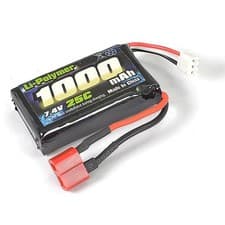 Batterie Li-Po 7.4V 1000mAh pour Tracer FTX - FTX9791