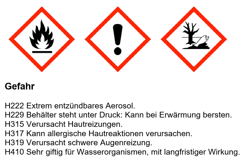 LIQUI MOLY Orange Terpene Cleaner Spray 400ml 21467 (Actual safety data sheet on the internet in the section Downloads)