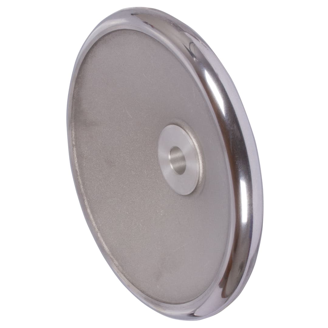 Solid-Disk handwheel DIN 3670 with recessed grips version B diameter 200mm