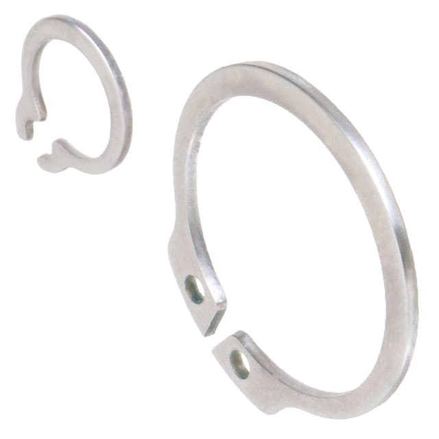 Retaining ring DIN 471 20mm stainless steel 1.4122 Attention: Reduced elasticity and modified mechanical properties compared to spring steel!