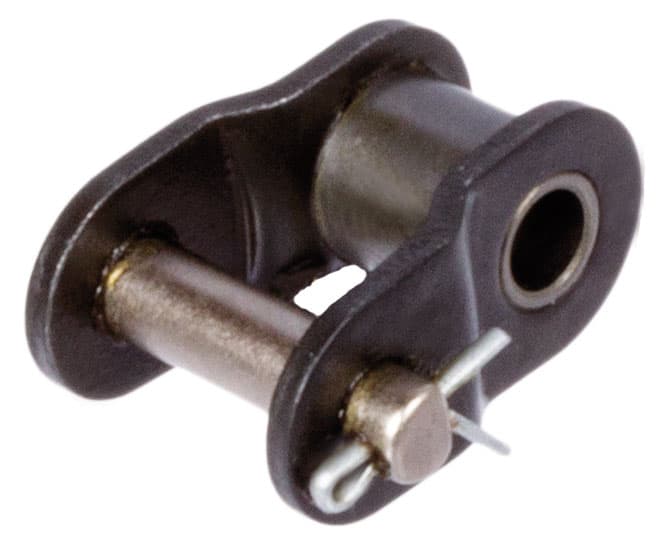 Self-lubrication cranked chain link type 12 / L for roller chain similar to 08 B-1 SLR pitch 1/2×5/16″