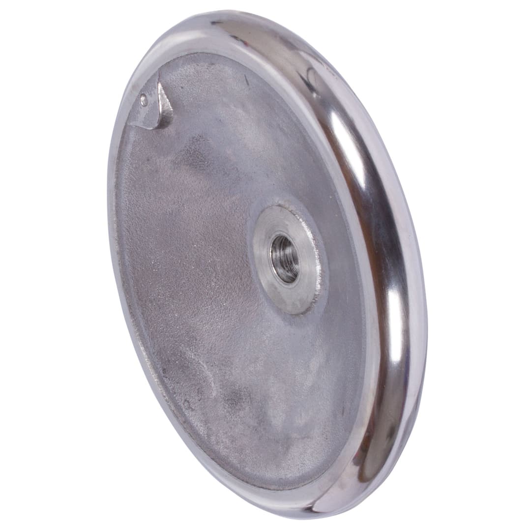 Solid-Disk handwheel similar to DIN 950 made of aluminium diameter 140mm