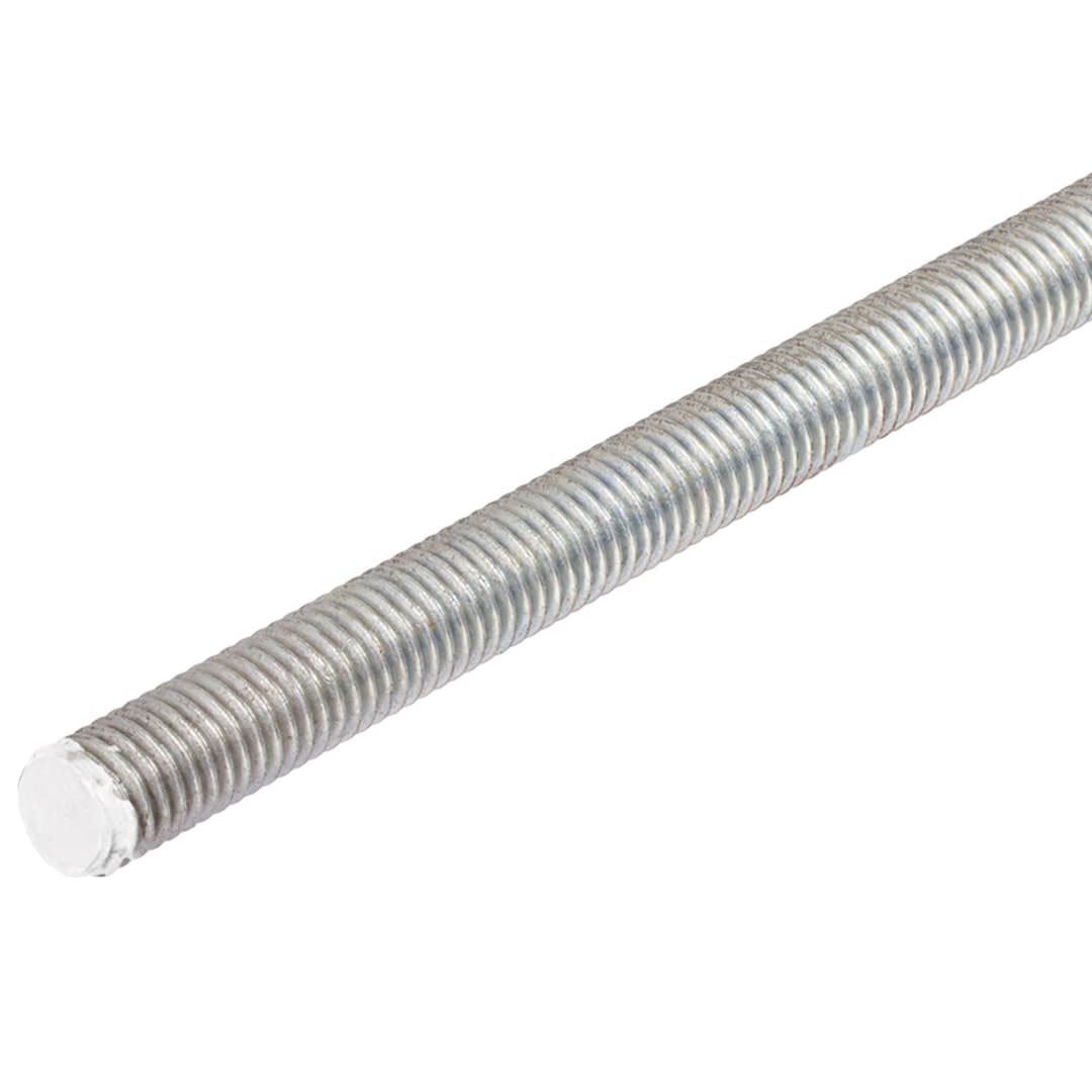 Threaded bar DIN 976-1 A (ex DIN 975) steel 10.9 zinc plated M20 x 2,5 x 1000mm RH marked with colour white