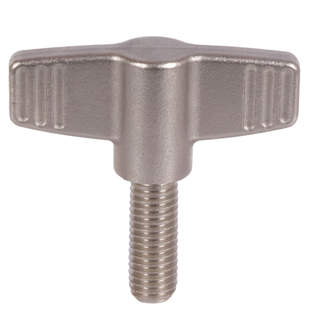 Wing screw stainless steel d1=46mm external thread M8 x 20mm