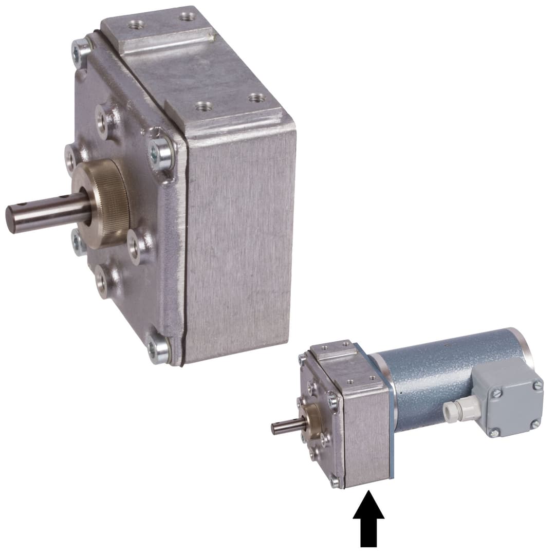 Gearbox GE/I i=480:1 matching with motors 43040100 43040300 43040500