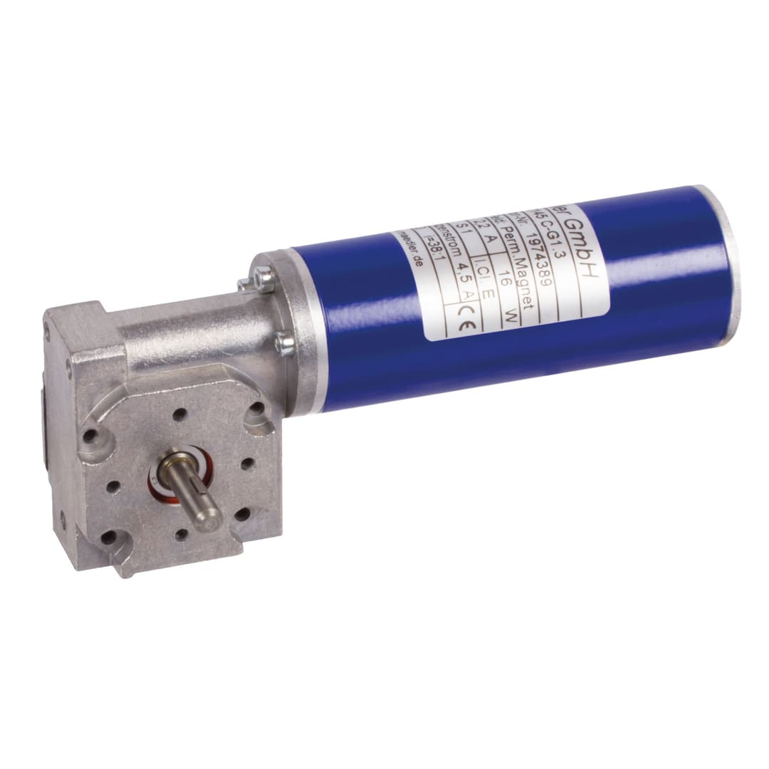 Small geared motor SE with DC motor 24V size 1 n2=522 rpm i=11.5:1
