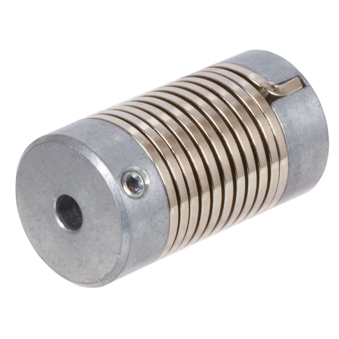Flexible coupling EK nominal torque 0.5Nm with pilot bore overall length 35mm outer diameter 16mm