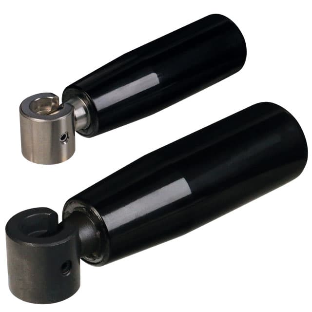 Retractable handle NG version K handle diameter 21mm made from plastic thread M5 folding mechanism steel black oxide finished