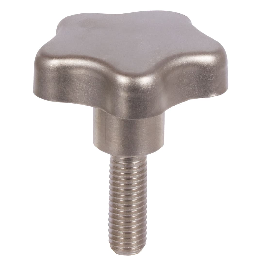 Star knob screw 5334 stainless steel diameter 50mm thread M10 x 20mm
