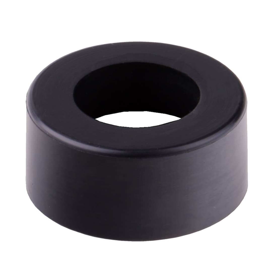 Rubber buffer GH ø 15mm height 20mm with through hole 6,5mm