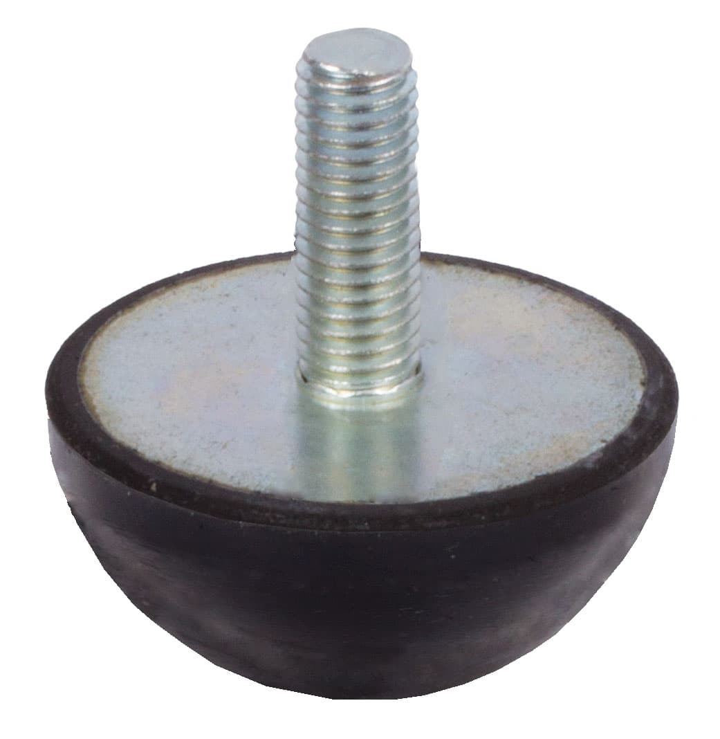 Rubber metal buffer KPR type A ø 40mm thread M8x23
