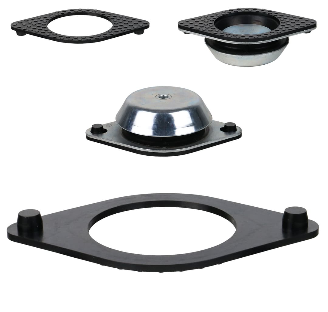 Rubber pad for machine feet oval L=188mm