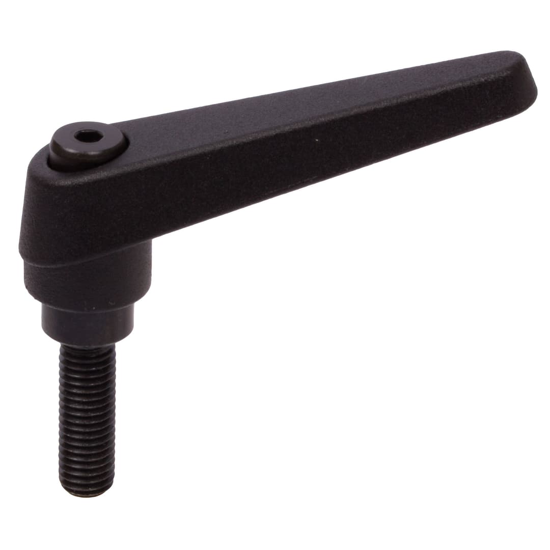 Adjustable clamping lever 120 version G with external thread M12 x 25mm lever length L2 = 89mm