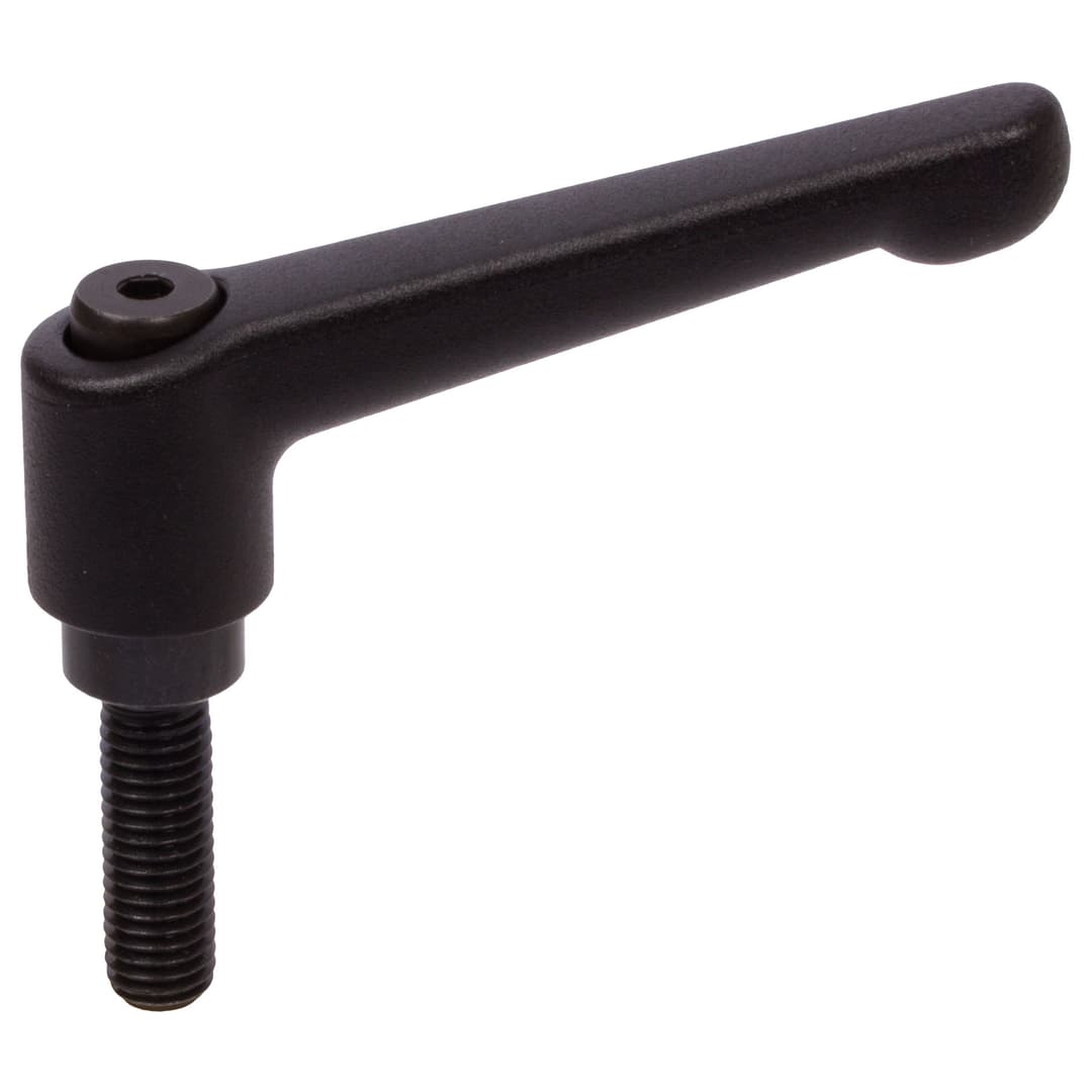 Adjustable clamping lever 300 version G with external thread M6 x 20mm lever length L1 = 45mm