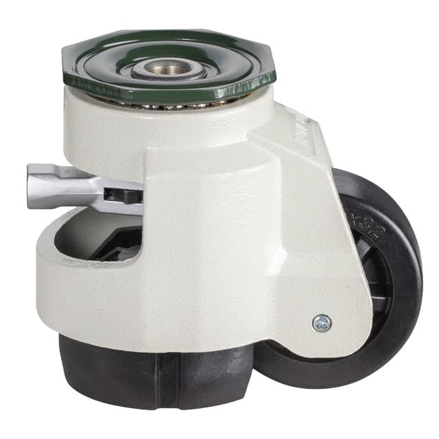 Lifting castor with hole ratchet adjustment swivel castor wheel Ø 75
