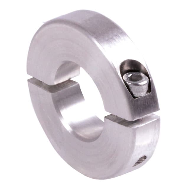 Clamp collar double-split stainless steel 1.4305 bore 38mm with bolts DIN 912 A2-70 type S