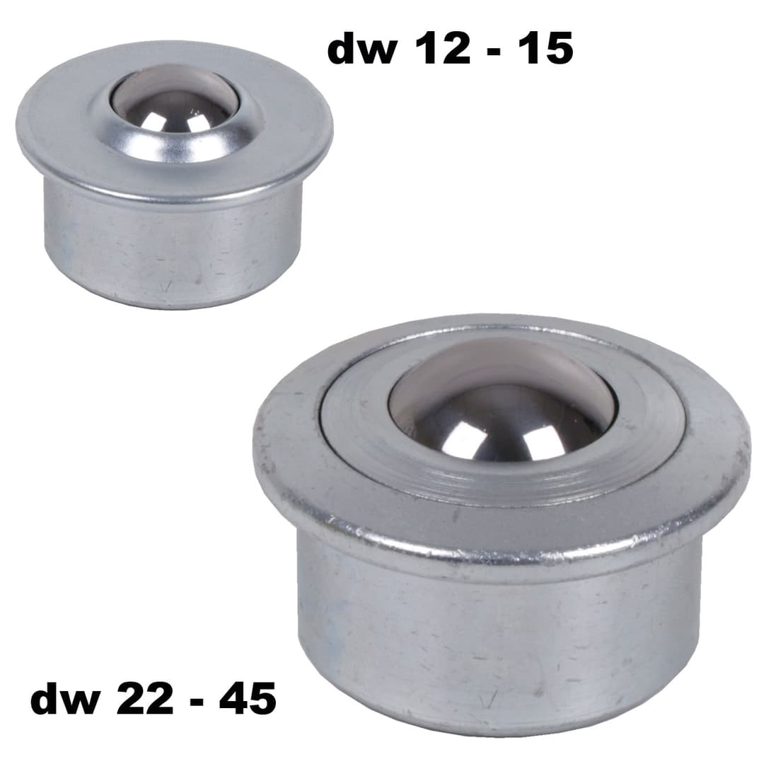 Ball transfer unit 364 size 45 housing steel zinc plated