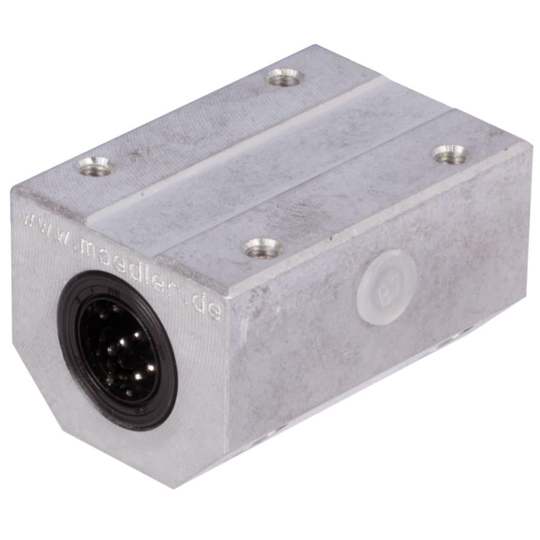 Tandem linear-bearing unit KGT-1 ISO series 1 premium with double rubber seal for shaft diameter 25mm