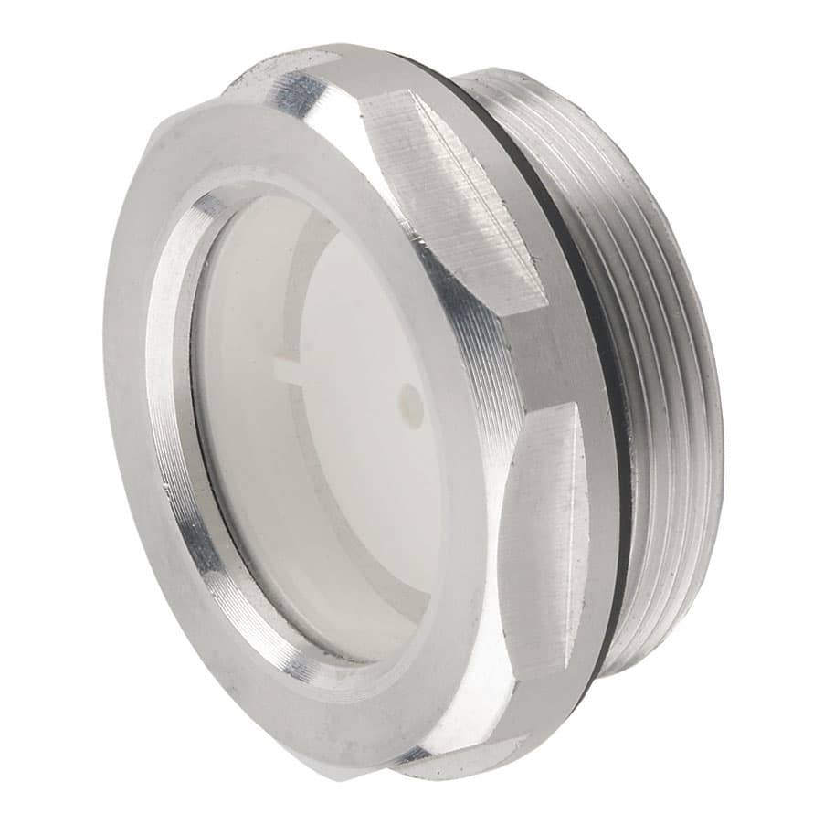 Oil-level sight glass 743.1 temperature resistant up to 180°C outer diameter 32mm thread M 26×1,5