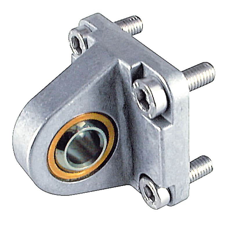 Universal rear eye with ball joint for cylinder diameter 80mm