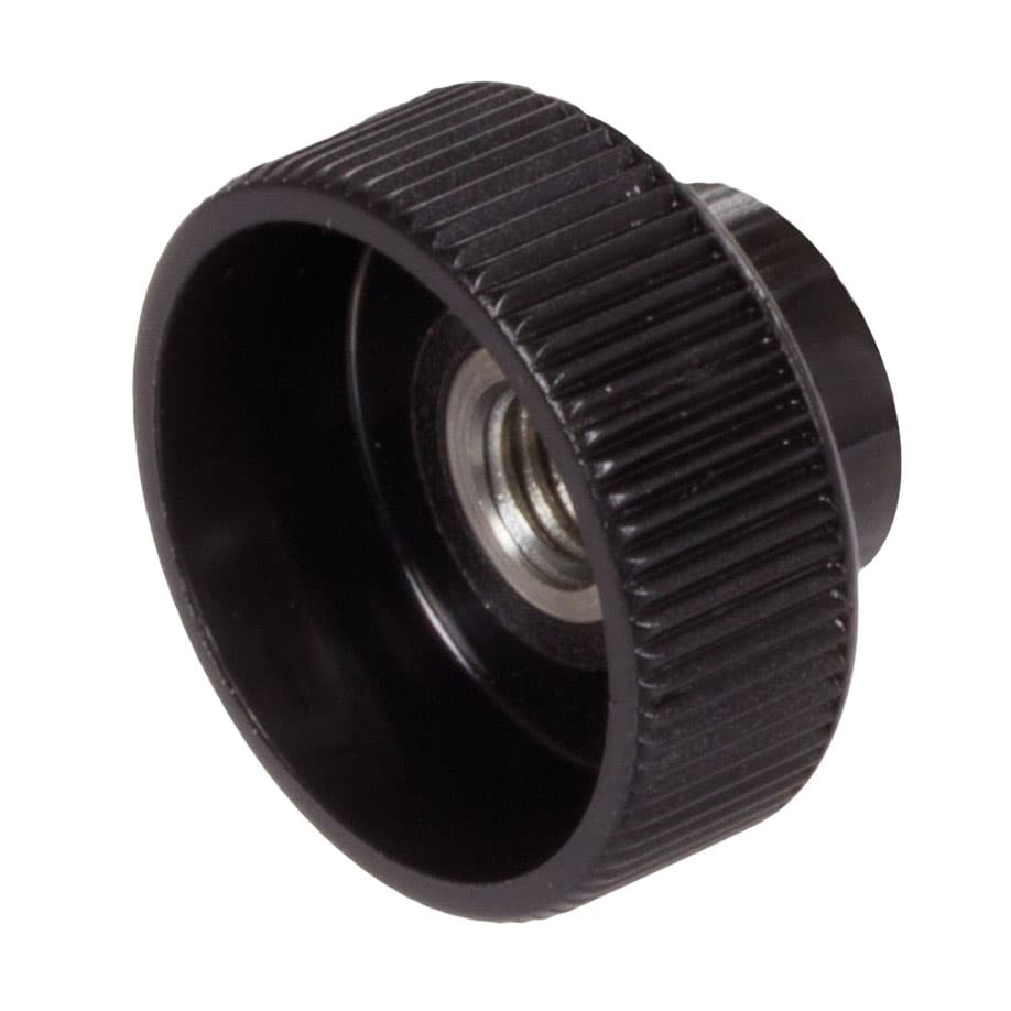 Hollow knurled nut 420 M8 bush stainless steel