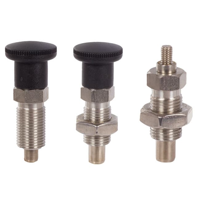 Index plunger 817 version G bolt diameter 8mm stainless steel 1.4305