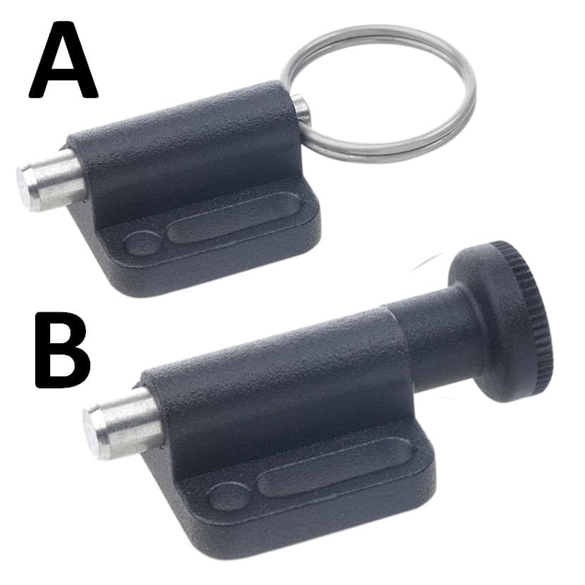 Index plunger 417 type A without rest position with lifting ring plunger diameter 5mm