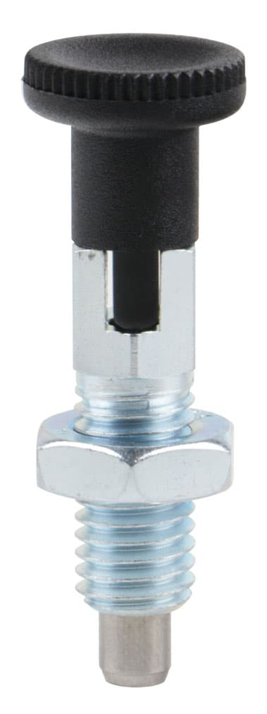 Index plunger 717 type C pin diameter 6mm thread M12x1,5