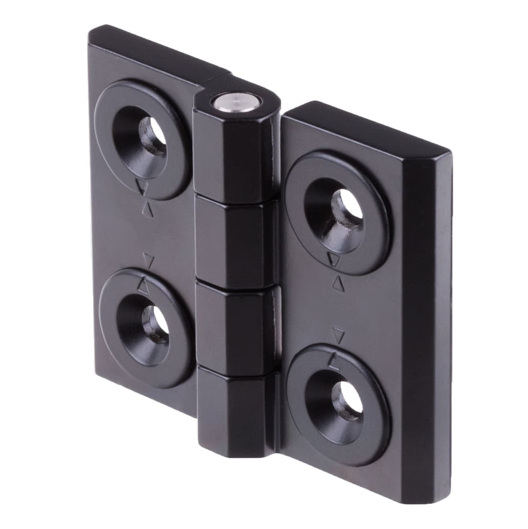 Hinge M127 zinc die casting, adjustable, type HB, 76x60mm