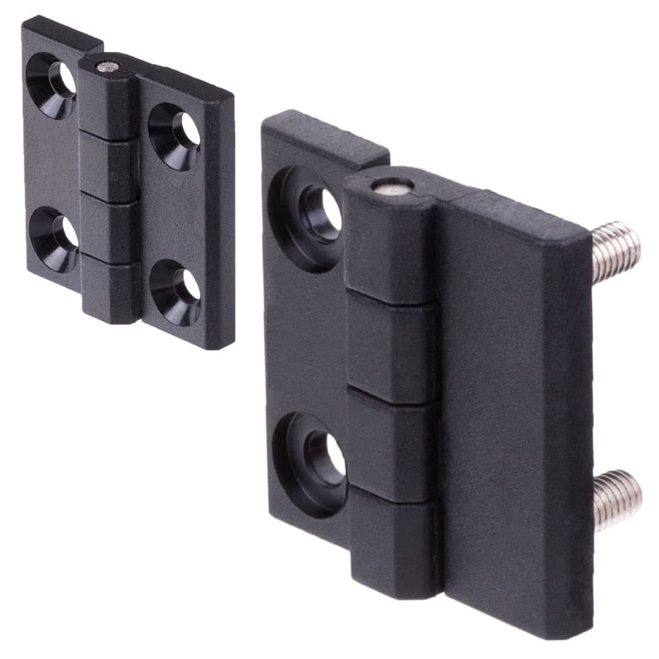 Hinge M237 plastic, type C, 50x50mm