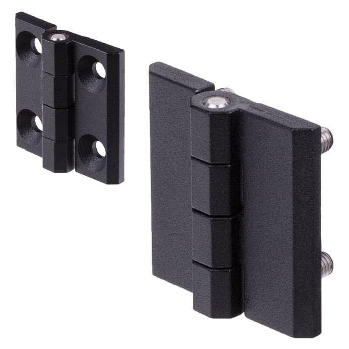 Hinge M237 Zinc die casting, type A, 40x40mm