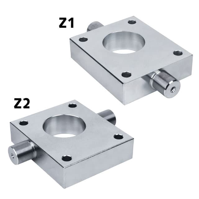 Swivel plate for worm gear screw jack NPT type Z1 size 0 64x54mm pins at short side
