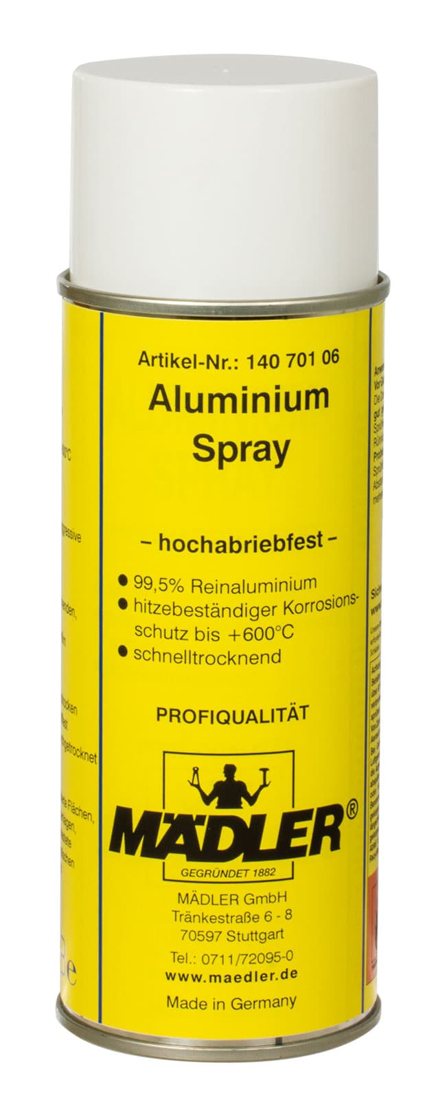MAEDLER Aluminium spray 400ml (Actual safety data sheet on the internet in the section Downloads)
