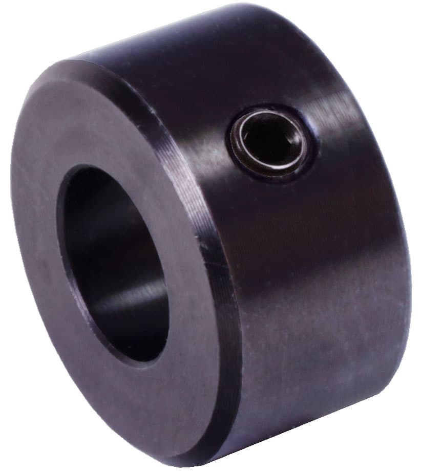 Shaft collar DIN703 bore 30mm black finish set screw 12.9 inner hexagon