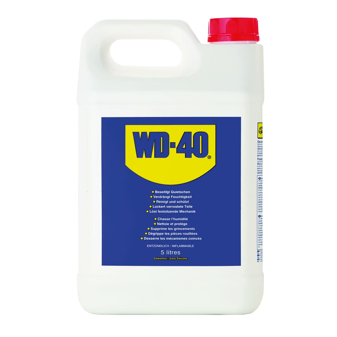 WD-40 Multi-Use Product 5 litres container (Actual safety data sheet on the internet in the section Downloads)
