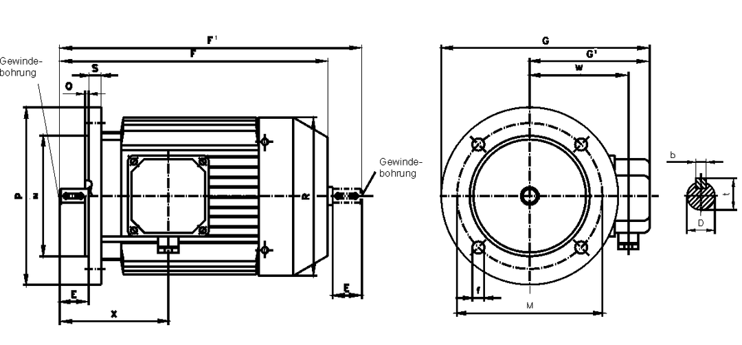 Standard three phase motor SM/I 230/400V 50Hz 2.2kW ca. 2910 rpm size 90 L model B5 efficiency class IE3 (For operating instructions please visit the download area of our website www.maedler.de)