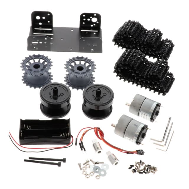 DFRobot ROB0153 — BLACK GLADIATOR-TRACKED CHASSIS